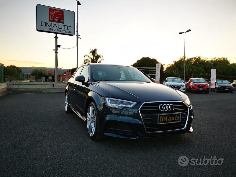 Usata Audi A3 Admired 116 CV (85 kW) 2019 Blu Berlina