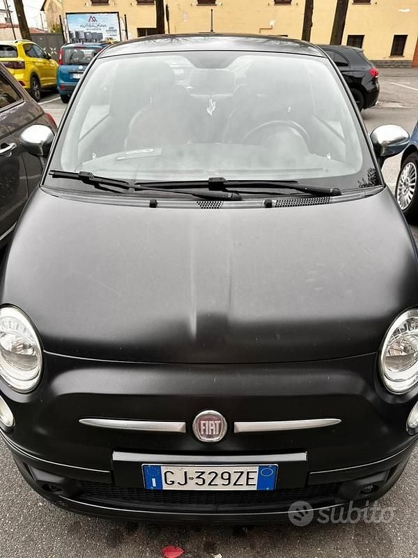 Usata Fiat 500 75 CV (55 kW) 2011 Nero Utilitaria