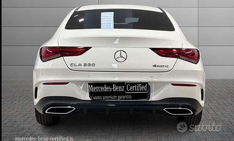 Usata Mercedes CLA220 Premium Plus 190 CV (139 kW) 2019 Bianco Berlina