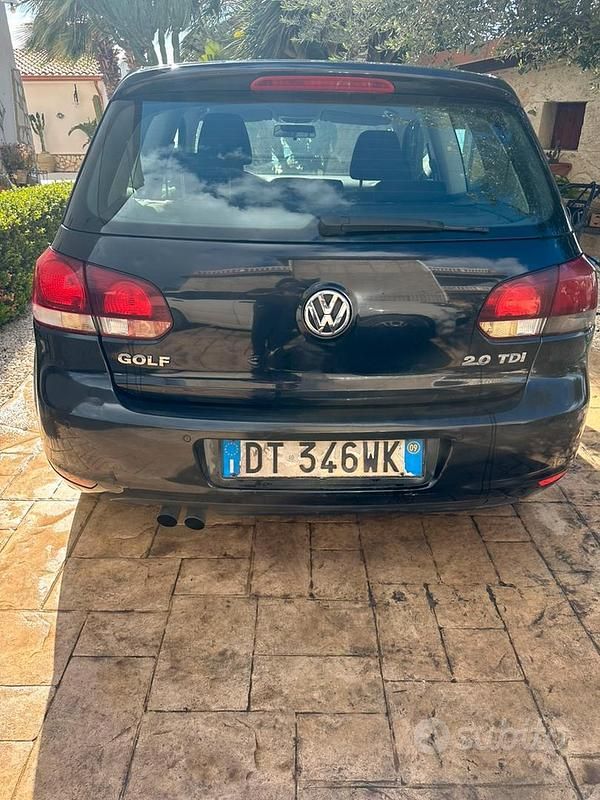 Usata VW Golf VI 140 CV (102 kW) 2009 Nero Utilitaria