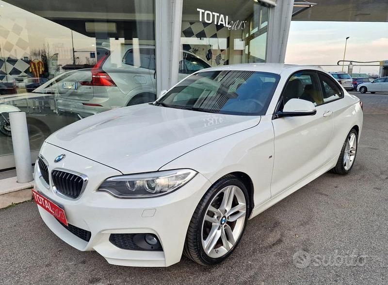 Usata BMW 218 M Sport 143 CV (105 kW) 2016 Bianco pastello Coupé