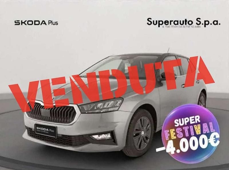 Usata Skoda Fabia Ambition 95 CV (69 kW) 2022 Grigio scuro Utilitaria