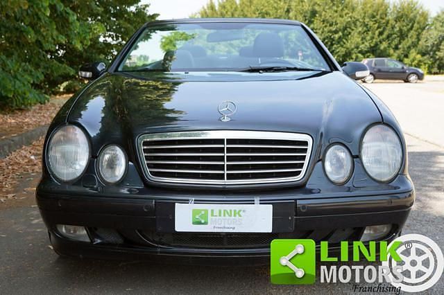 Usata Mercedes CLK430 Avantgarde 279 CV (205 kW) 2000 Blu Cabrio