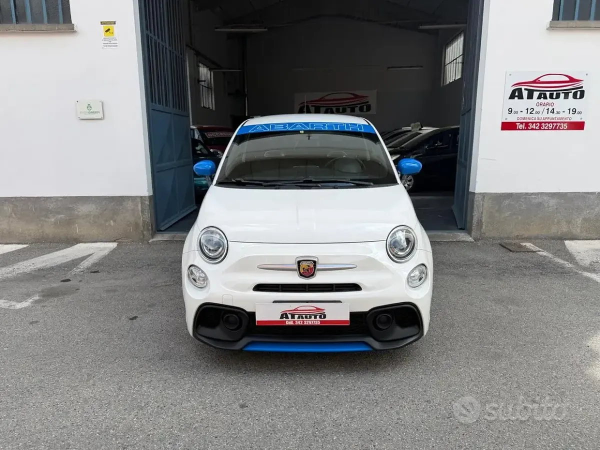 Usata Abarth 595 145 CV (106 kW) 2018 Bianco Berlina