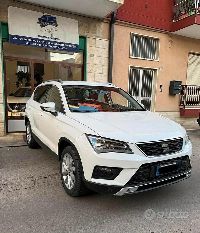 Usata Seat Ateca Style 115 CV (84 kW) 2017 Bianco SUV