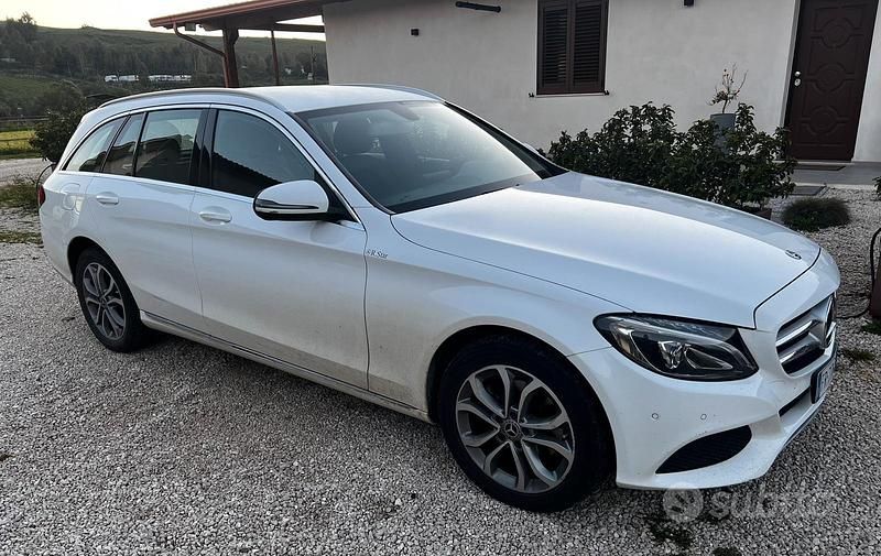 Bianco Usata 2018 Mercedes C220 Station wagon | 16.900 € - Immagine 1/3