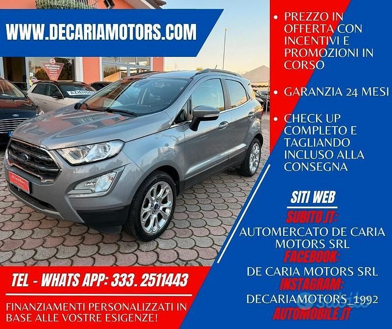 Grigio Usata 2022 Ford Ecosport Titanium SUV | 14.900 € (Buon prezzo) - Immagine 1/4