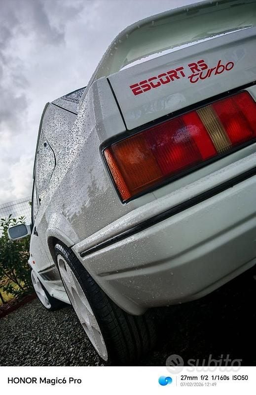 Usata Ford Escort RS 1988 Bianco Utilitaria