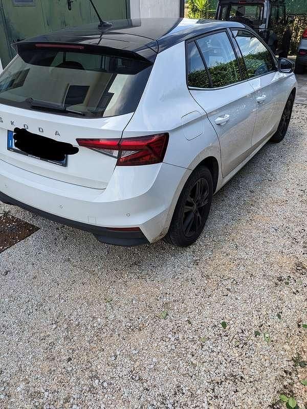 Usata Skoda Fabia Style 95 CV (69 kW) 2022 Bianco Berlina