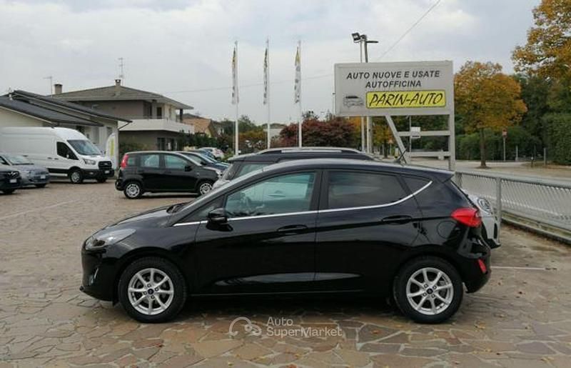 Usata Ford Fiesta Titanium 125 CV (91 kW) 2021 Nero Utilitaria