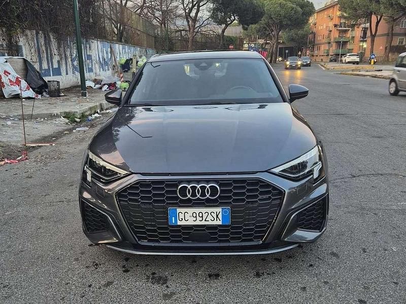 Usata Audi A3 Attraction 150 CV (110 kW) 2020 Grigio Berlina