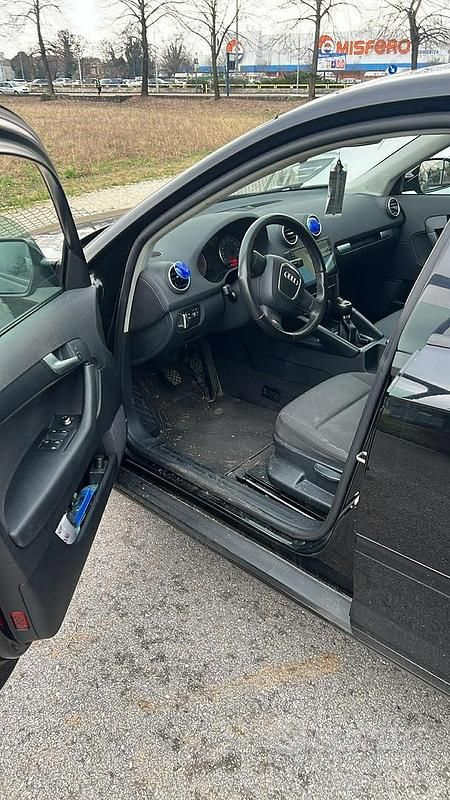 Usata Audi A3 90 CV (66 kW) 2012 Nero Utilitaria