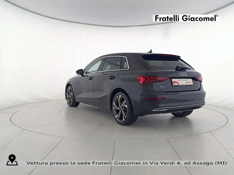 Usata Audi A3 Advanced 150 CV (110 kW) 2021 0e nero mito metallizzato Berlina