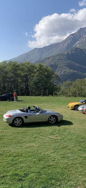 Usata Porsche Boxster 204 CV (150 kW) 1997 Argento Cabrio