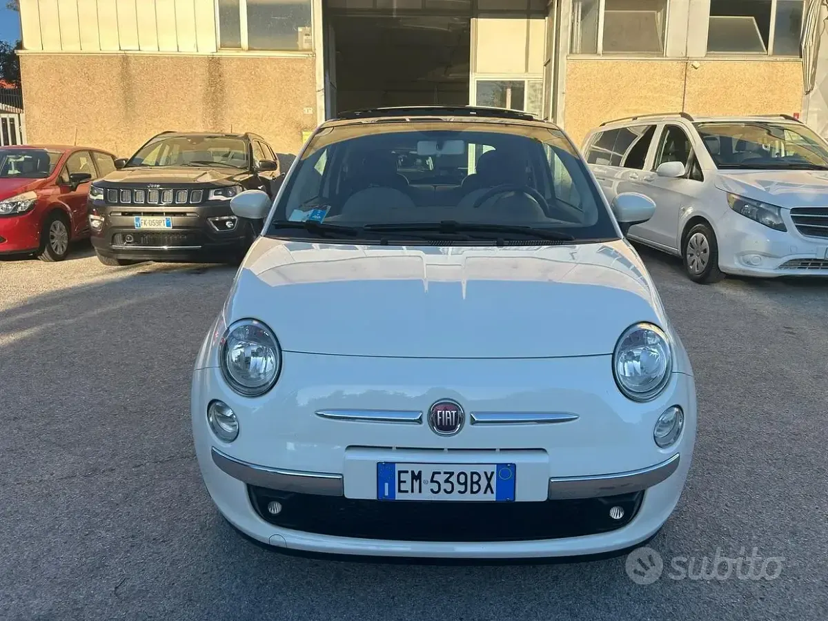 Usata Fiat 500 95 CV (69 kW) 2012 Bianco Berlina