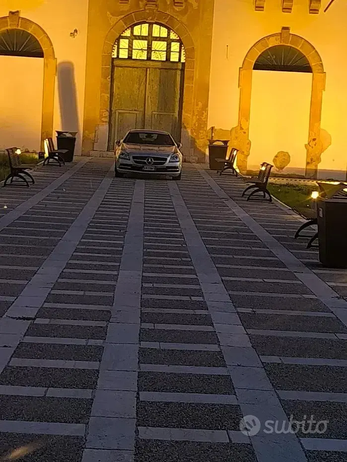 Usata Mercedes SLK200 184 CV (135 kW) 2012 Grigio Cabrio