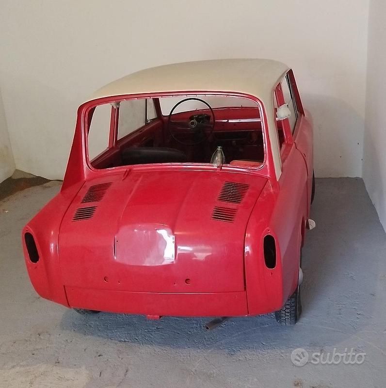 Usata Autobianchi Bianchina 1960 Rosso Utilitaria