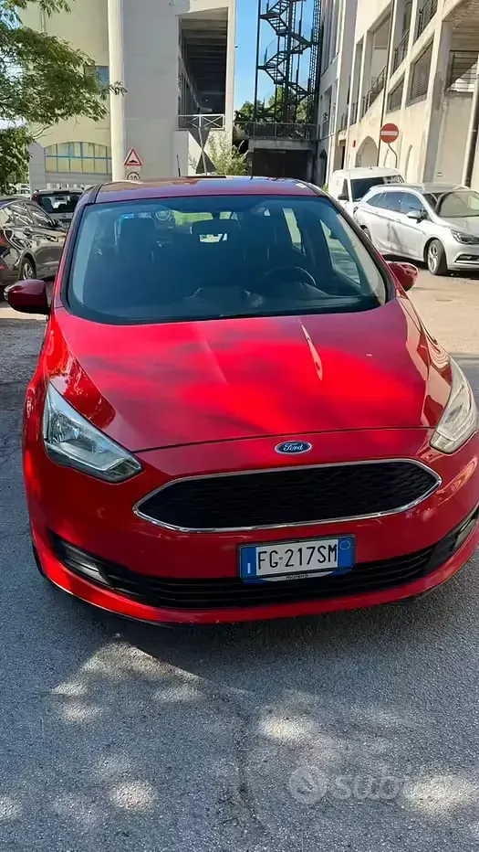 Usata Ford C-MAX 95 CV (69 kW) 2017 Rosso Monovolume