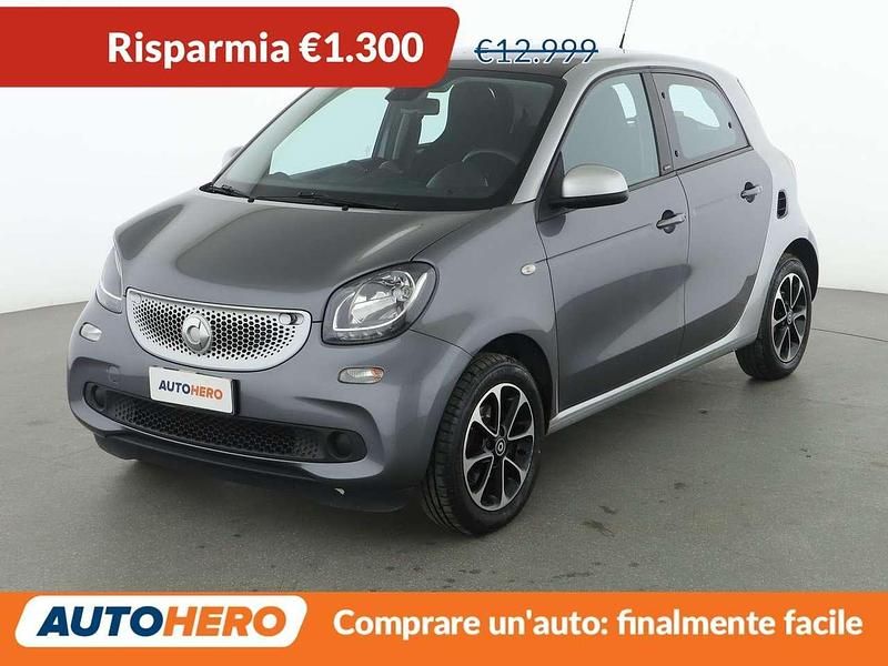 Usata Smart ForFour Passion 71 CV (52 kW) 2016 Grigio Utilitaria