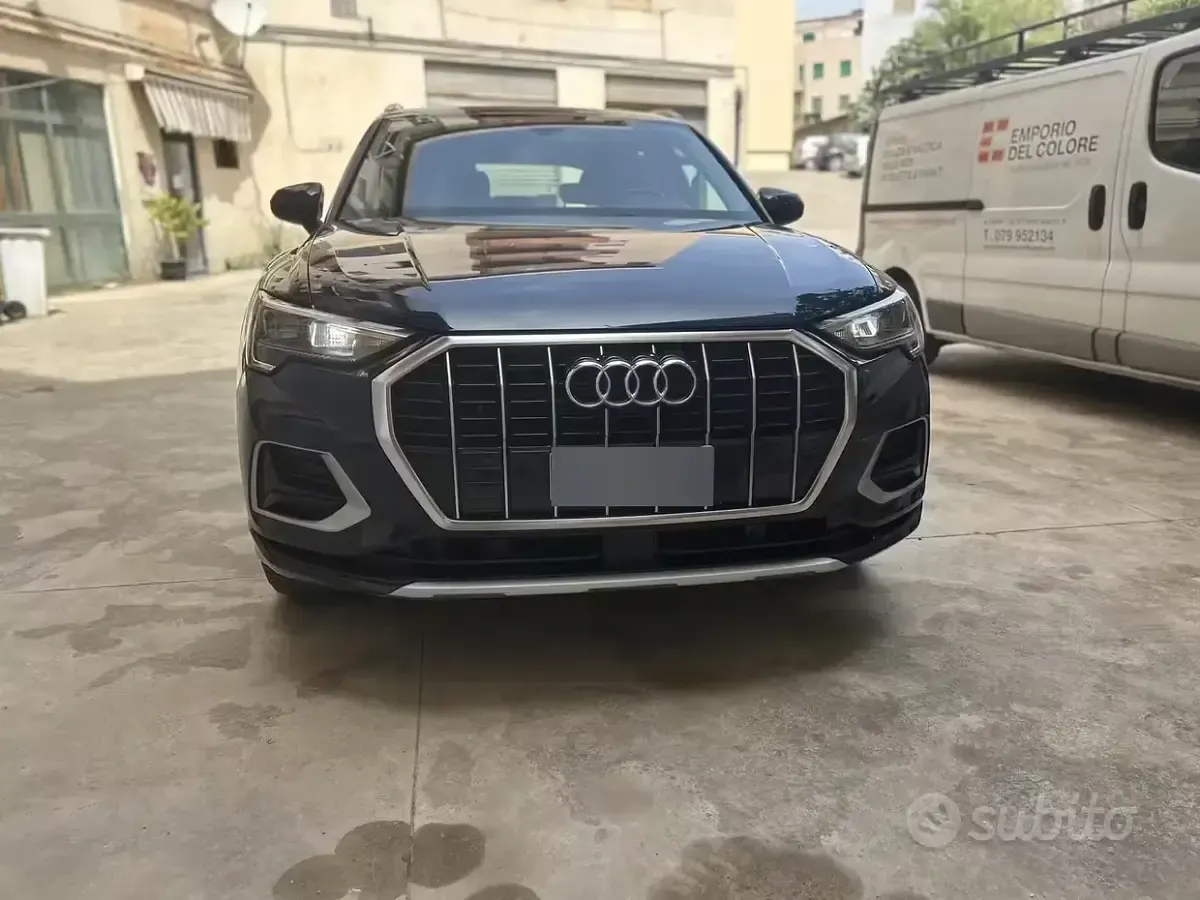 Usata Audi Q3 Advanced 150 CV (110 kW) 2019 Blu SUV