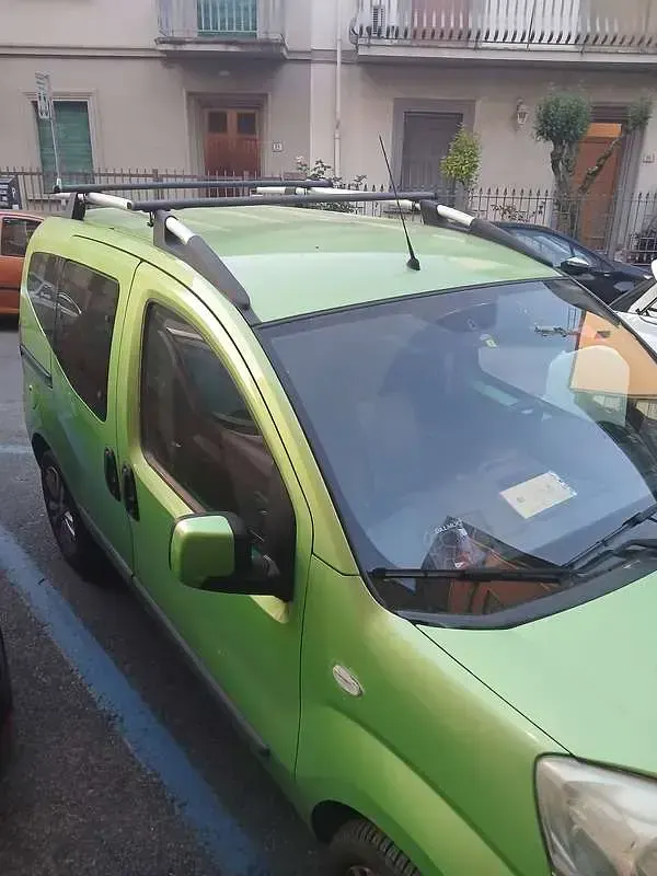 Usata Fiat Qubo Dynamic 77 CV (56 kW) 2010 Verde Monovolume