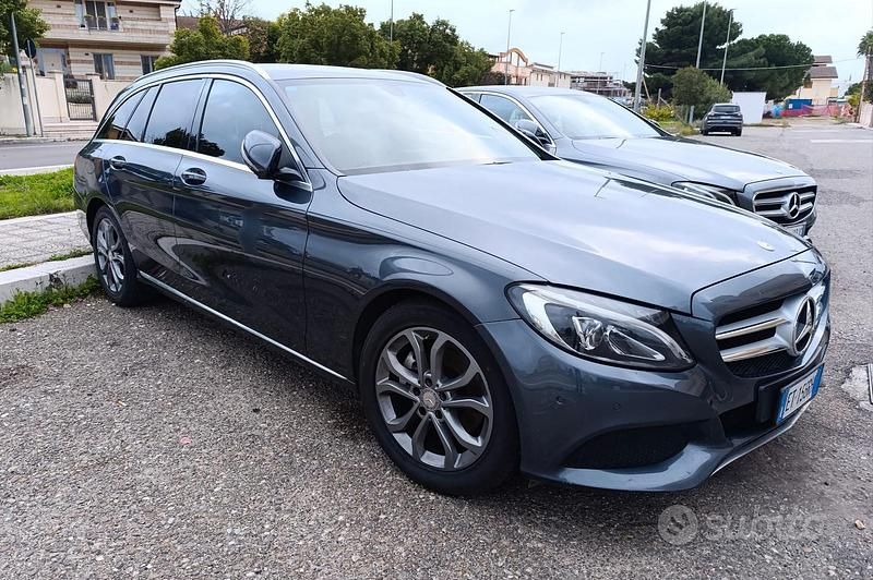 Usata Mercedes C220 170 CV (125 kW) 2015 Grigio Station wagon