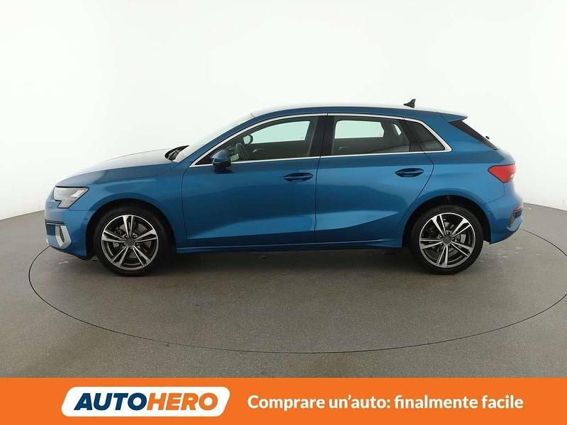 Usata Audi A3 Advanced 110 CV (80 kW) 2021 Blu/azzurro Berlina