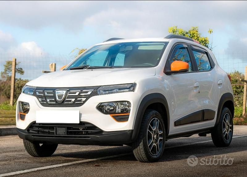 Usata Dacia Spring Comfort Plus 33 kW (45 CV) 2021 Bianco Utilitaria