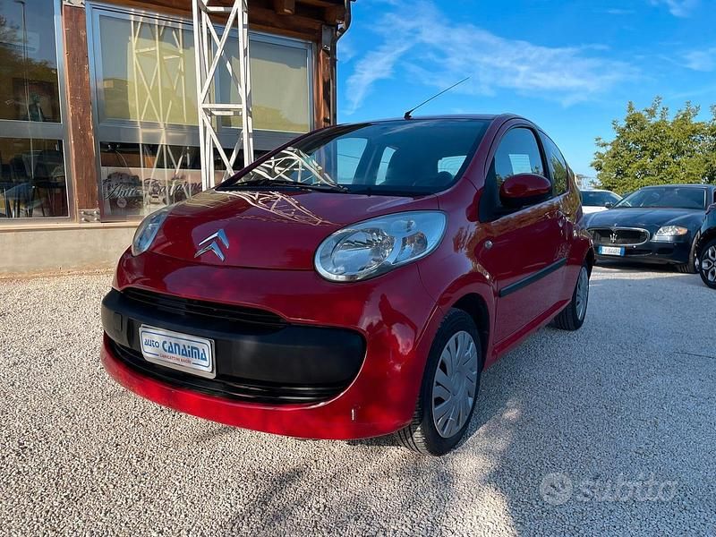Usata Citroën C1 68 CV (50 kW) 2007 Rosso Utilitaria