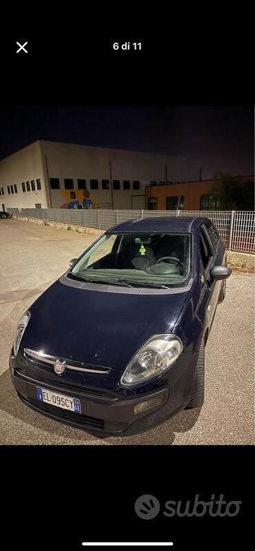 Usata Fiat Punto Evo 75 CV (55 kW) 2011 Blu Utilitaria