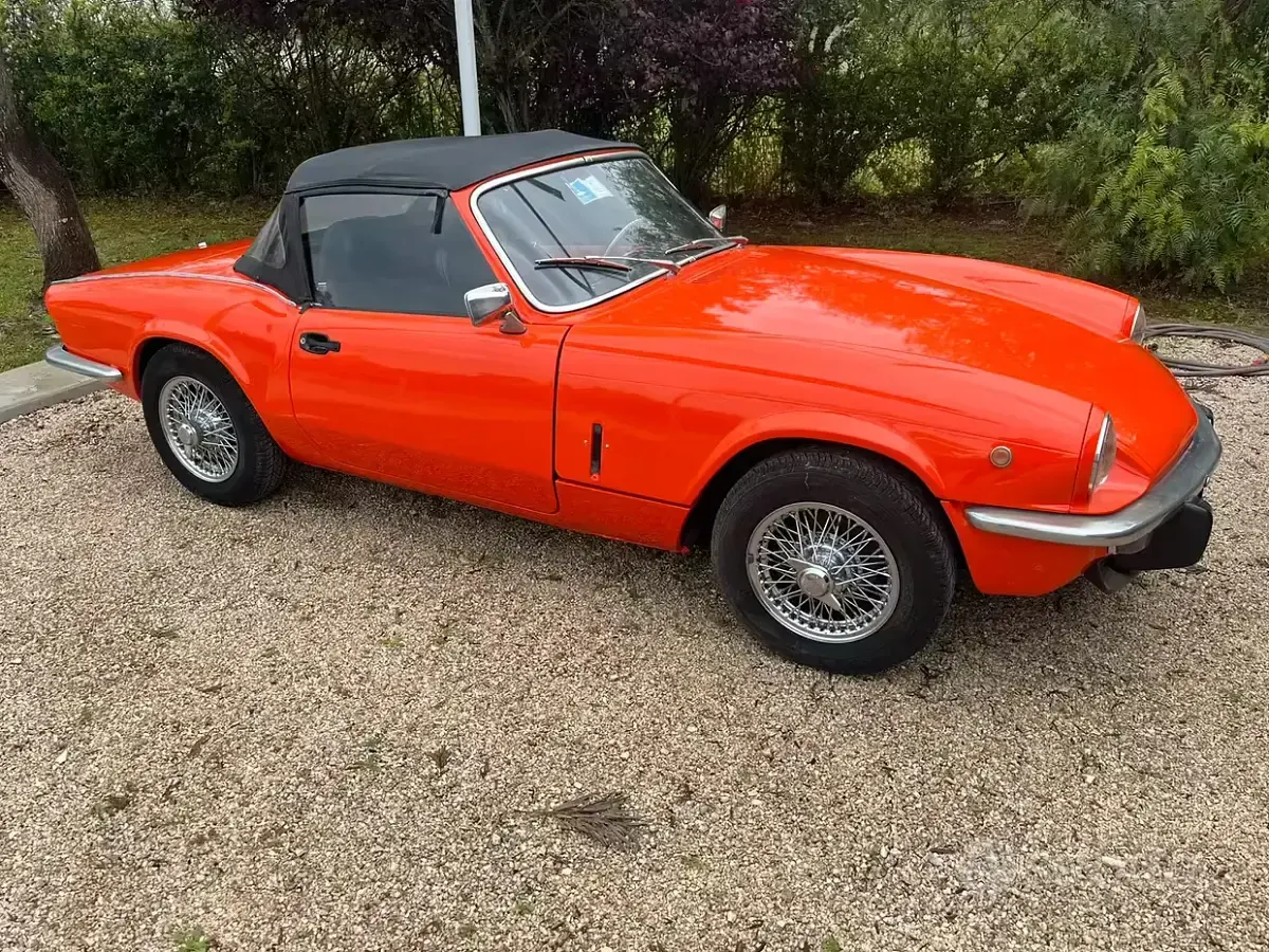 Usata Triumph Spitfire 1970 Rosso Cabrio