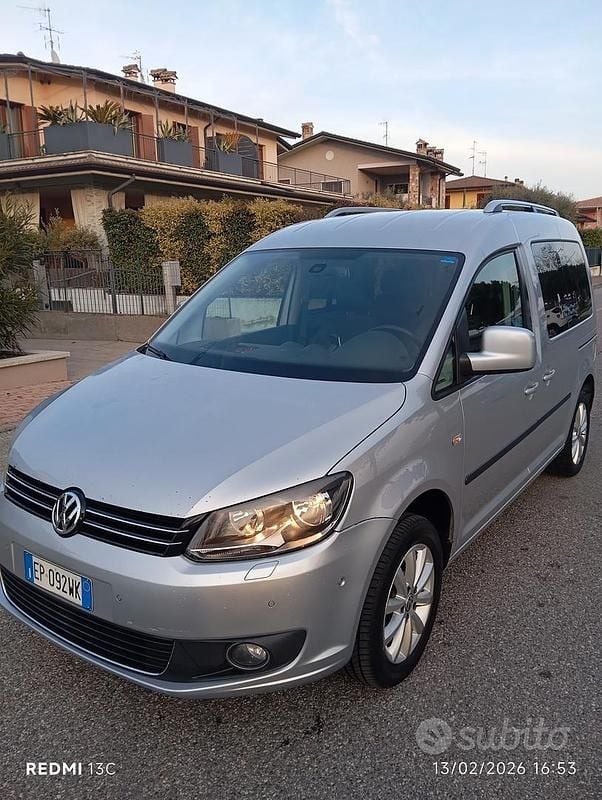 Usata VW Caddy 109 CV (80 kW) 2013 Grigio Monovolume