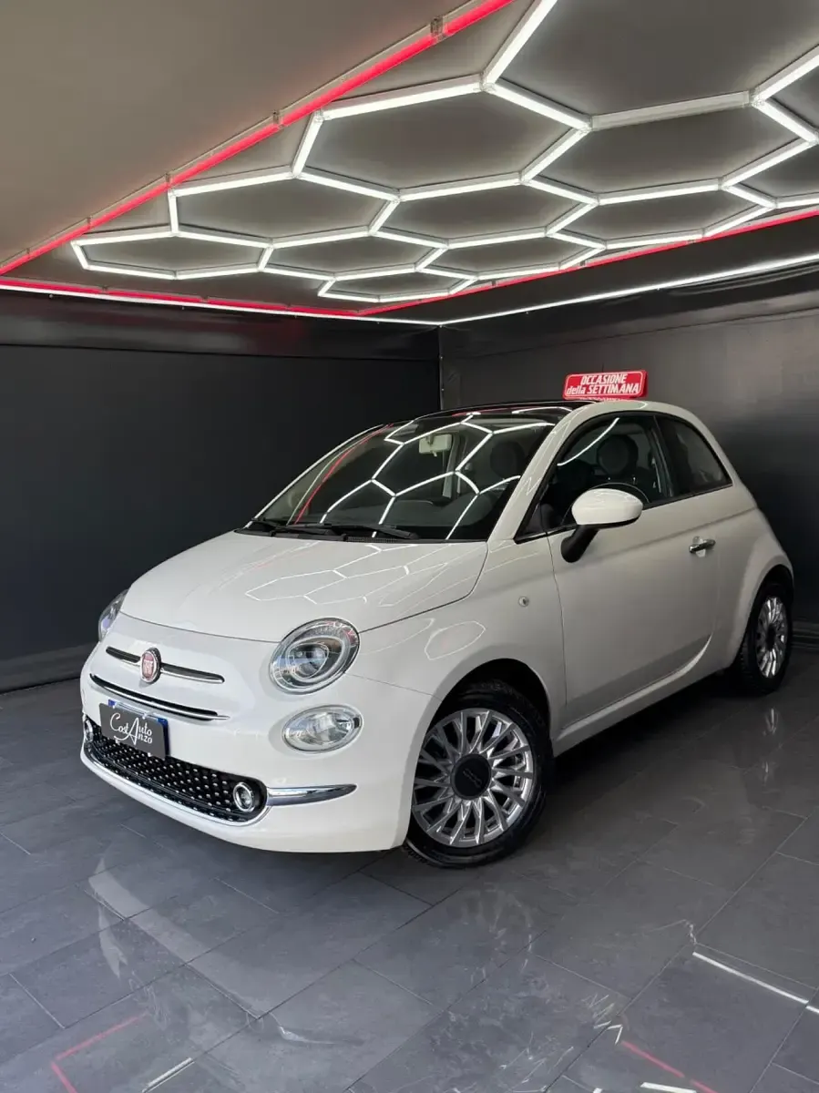 Usata Fiat 500 Lounge 95 CV (69 kW) 2018 Bianco Berlina