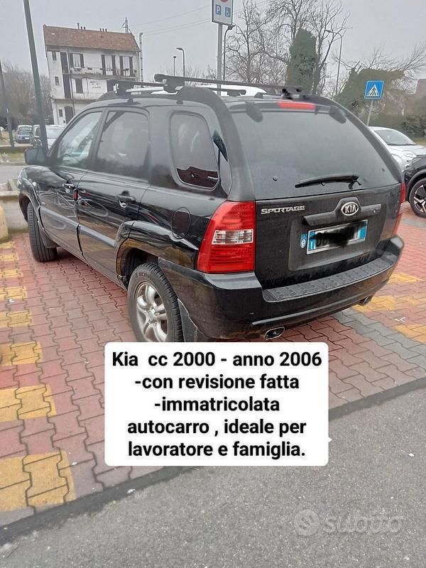 Usata Kia Sportage 2006 Nero SUV