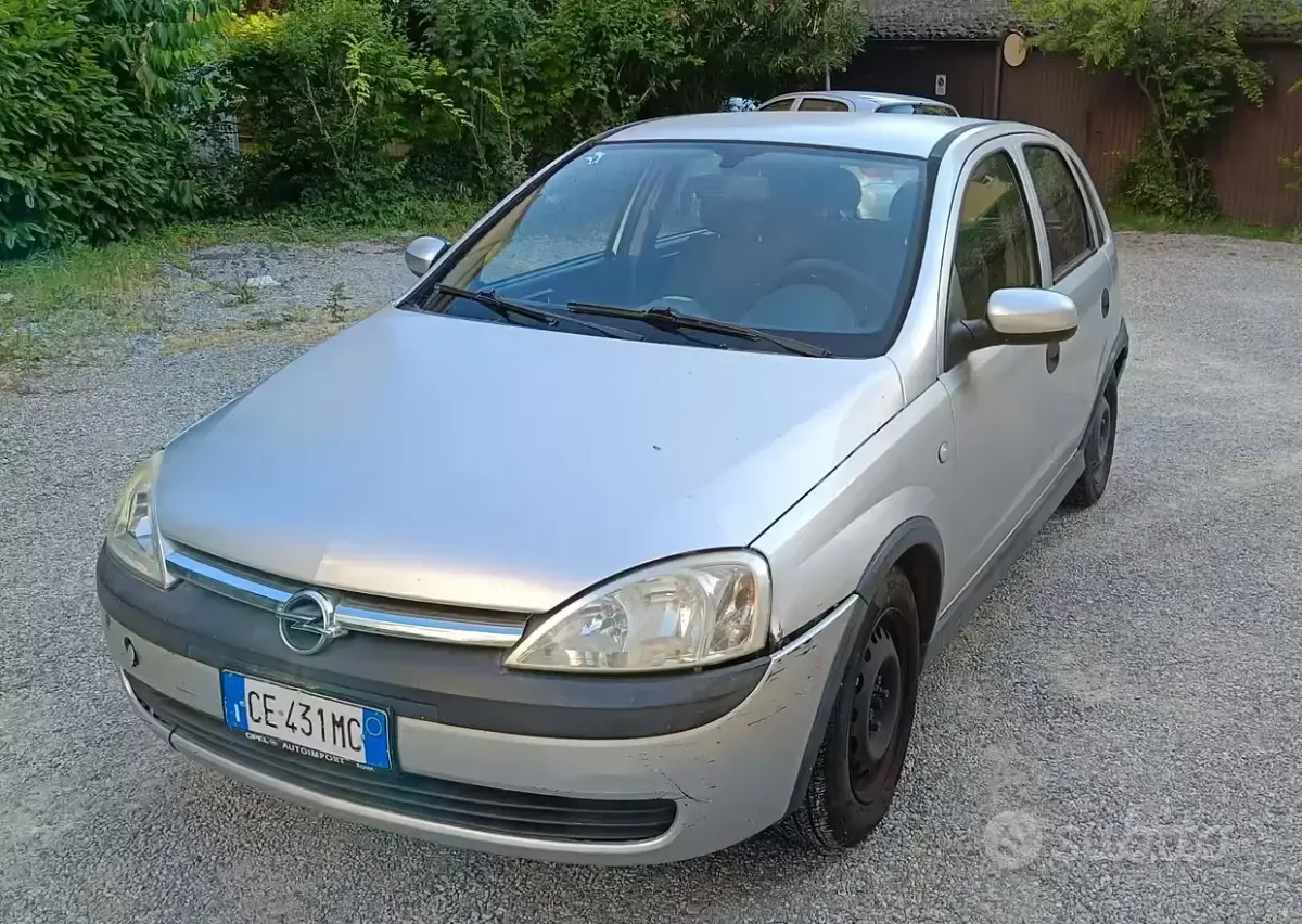 Usata Opel Corsa Club 60 CV (44 kW) 2003 Grigio Utilitaria