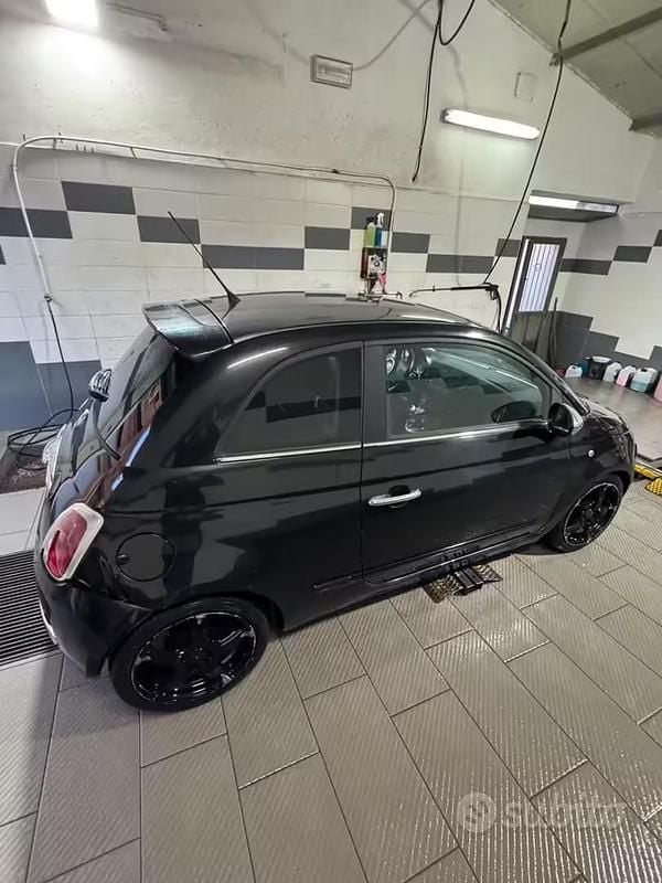 Usata Fiat 500 2009 Nero Cabrio