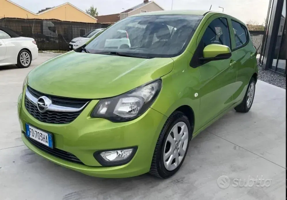 Usata Opel Karl 75 CV (55 kW) 2016 Verde Utilitaria