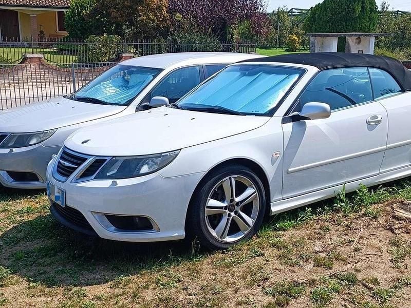 Bianco Usata 2009 Saab 9-3 Cabriolet Cabrio | 5000 € (Super prezzo) - Immagine 1/4