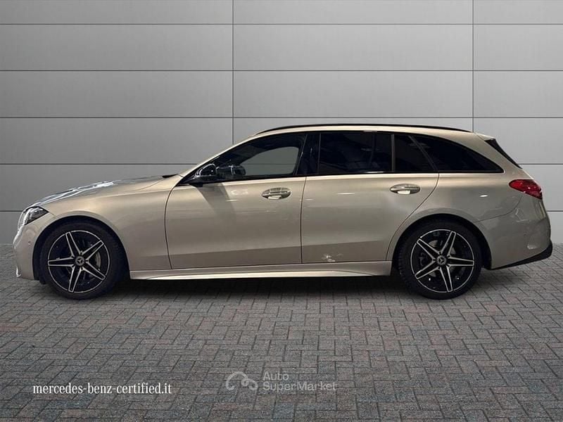 Usata Mercedes C220 AMG Line Premium 197 CV (144 kW) 2023 Argento Station wagon