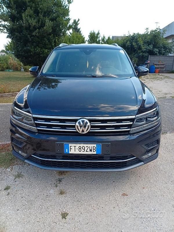 Usata VW Tiguan Allspace 150 CV (110 kW) 2019 Nero SUV
