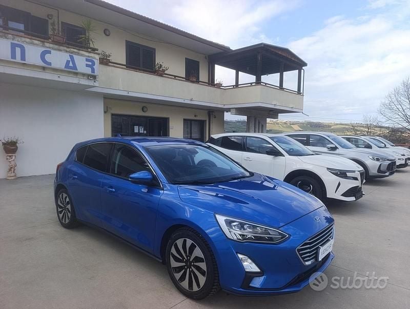 Usata Ford Focus Business Edition 120 CV (88 kW) 2019 Blu Berlina