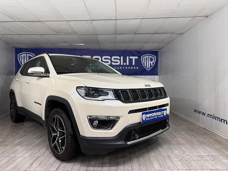 Bianco Usata 2018 Jeep Compass Limited SUV | 15.900 € (Buon prezzo) - Immagine 1/4