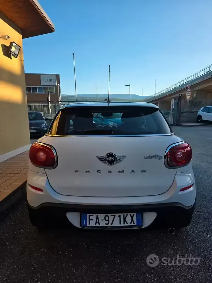 Usata Mini Cooper D Paceman Business 111 CV (81 kW) 2015 Bianco SUV