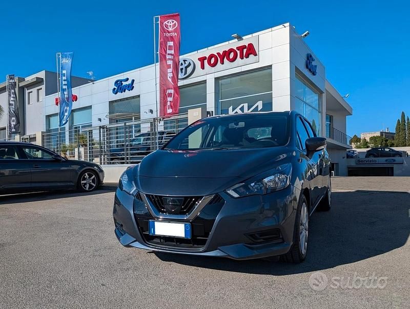 Grigio Usata 2022 Nissan Micra N-Connecta Due volumi | 12.500 € (Buon prezzo) - Immagine 1/4