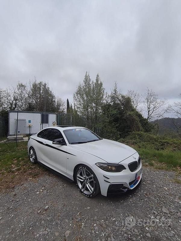 Usata BMW 220 190 CV (139 kW) 2014 Bianco Coupé