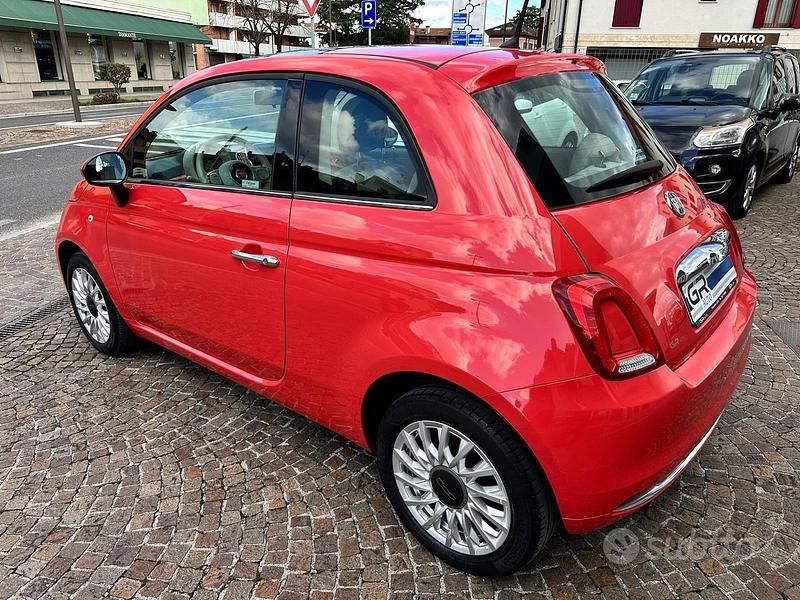 Usata Fiat 500 Lounge 69 CV (50 kW) 2016 Arancione Berlina