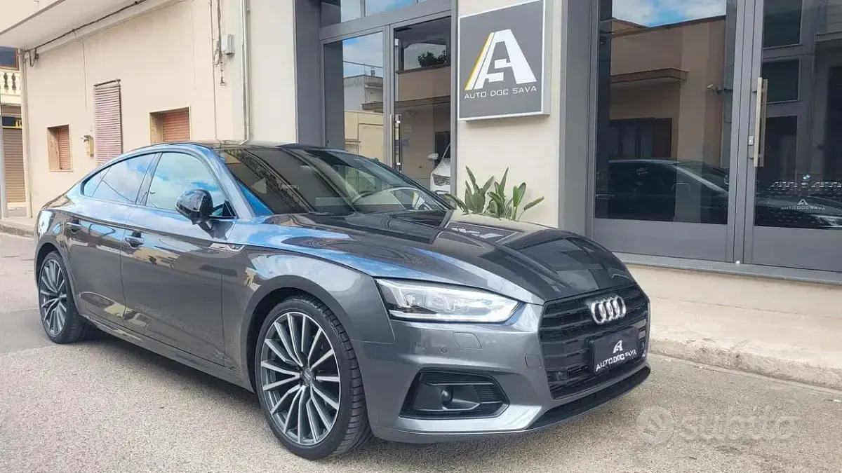 Usata Audi A5 S-Line 170 CV (125 kW) 2019 Grigio Coupé