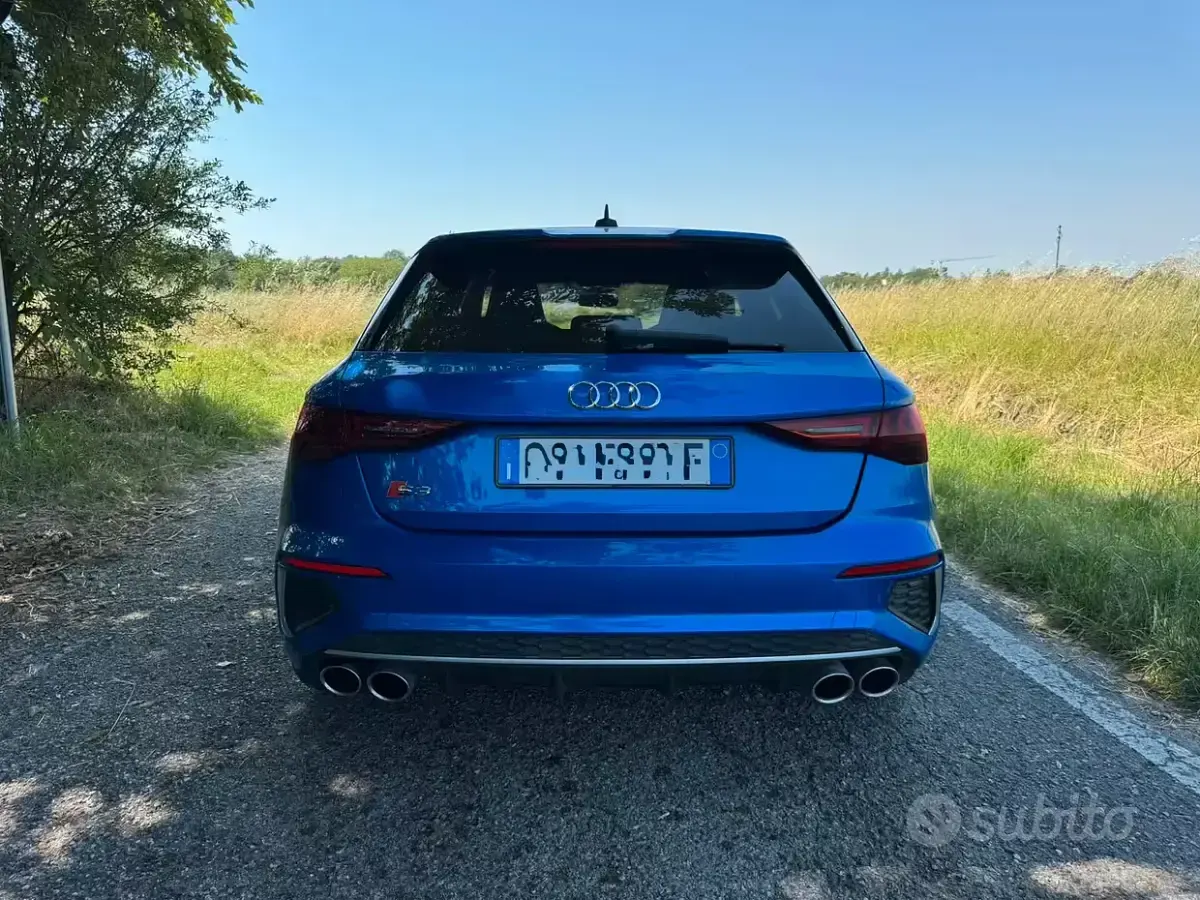 Usata Audi S3 Ambiente 310 CV (228 kW) 2021 Blu Berlina