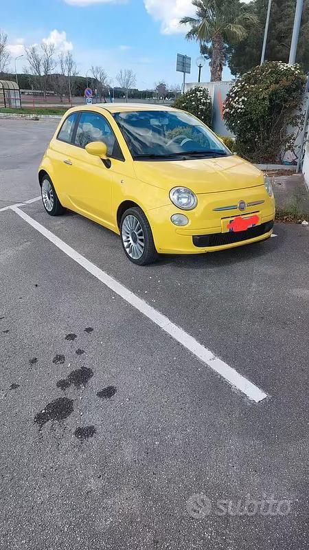 Usata Fiat 500 75 CV (55 kW) 2008 Giallo Berlina