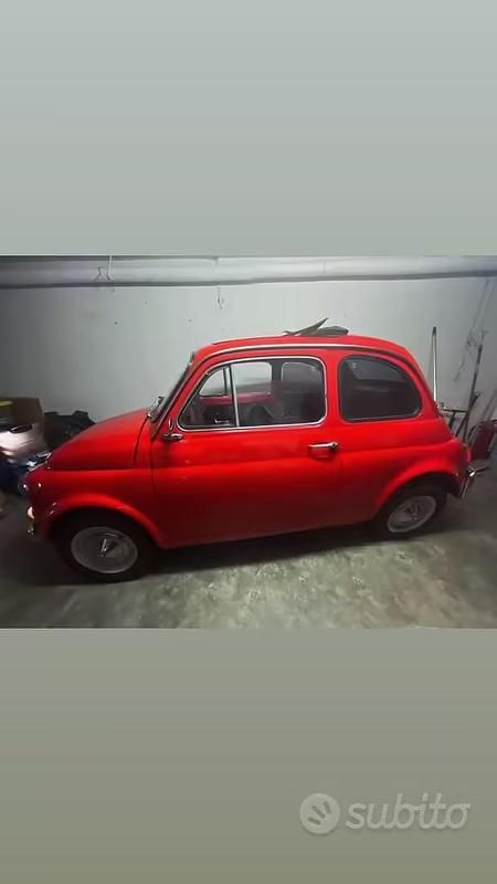 Usata Fiat 500 1970 Rosso Utilitaria